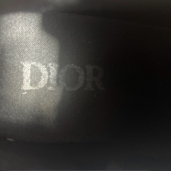 Dior Men's Black Mesh & Leather Chunky-Sole Sneakers with Cream Midsole - Picture 6 of 8